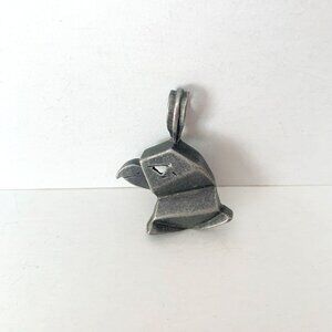 2/$10* Vintage Eagle Head Pendant Heavy Metal